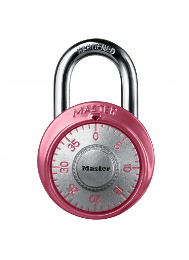 Master Lock 1530DPNK Locker Lock Combination Padlock, Pink