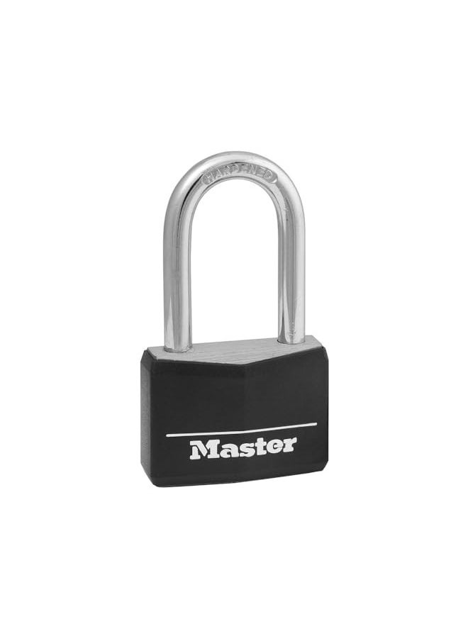 Master Lock Covered Aluminum Lock, Locker Lock with Key, Key Lock for Outdoors, 1 Pack, 141DLF