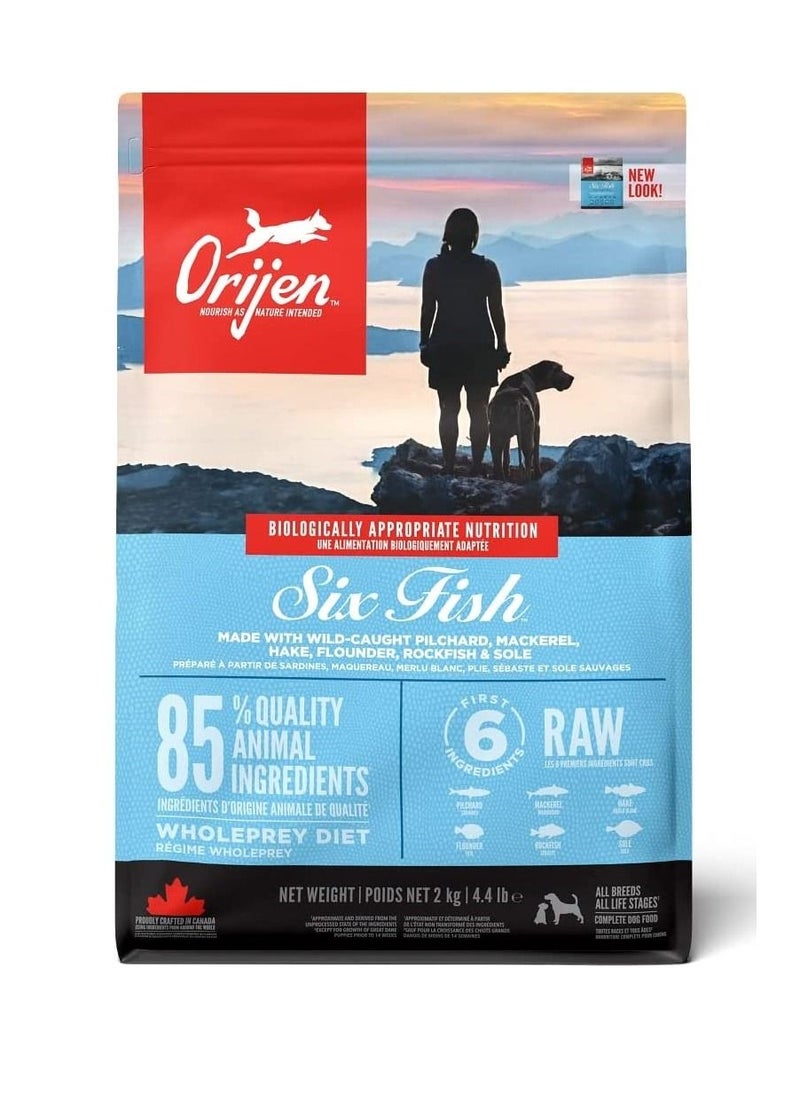 Orijen Six Fish Dog Dry Food 2Kg