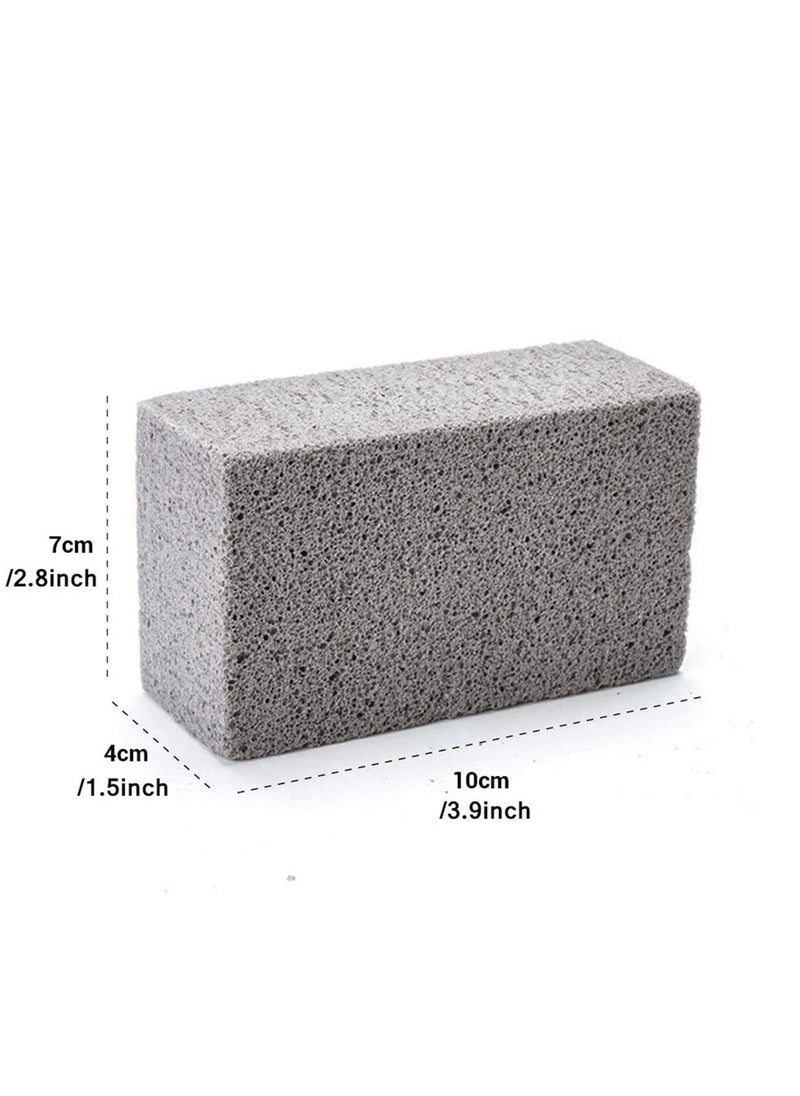 Griddle Grill Cleaning Brick Block - Pumice Cleaner Stone Tool - Cleaning Flat Top Grills or Griddles, Grills Grate - Removes Stubborn Grime for Restaurant, Outdoor, Home and Kitchen (4Pack)