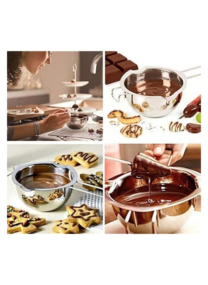 Stainless Steel Double Boiler Pot,Melting Chocolate,Butter,and Candle Making,Melting Pot,Double