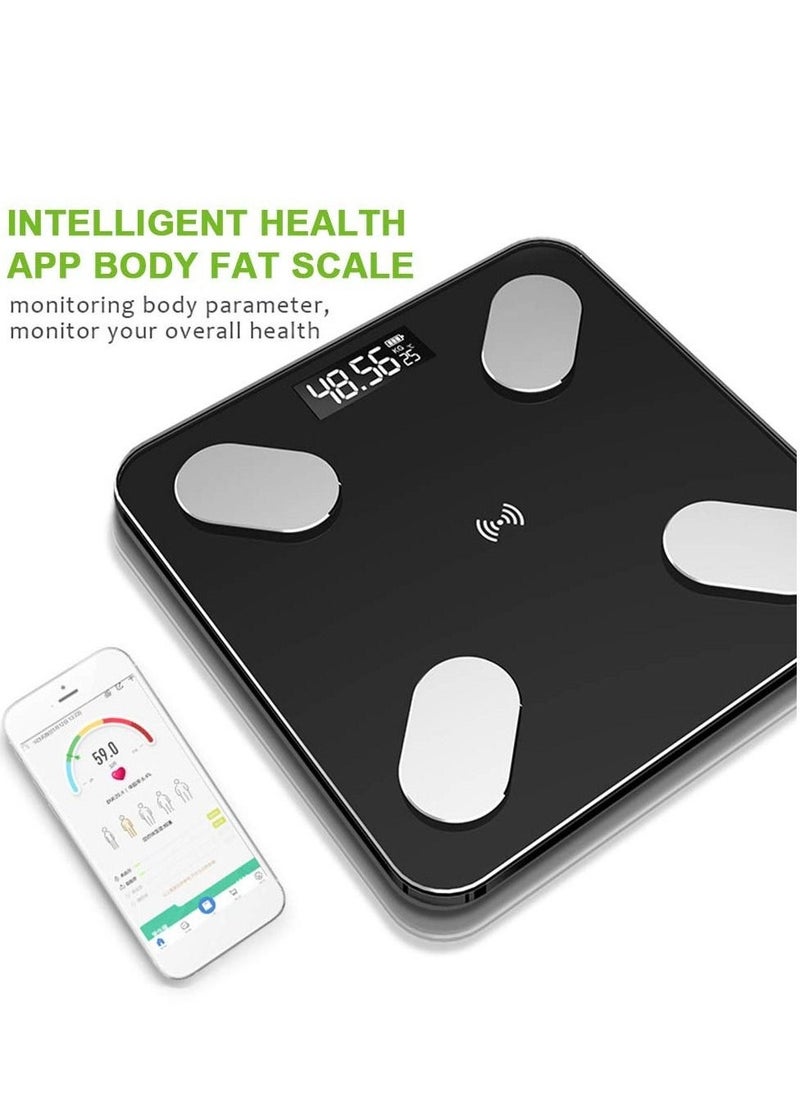 Bluetooth Body Fat Scale Smart Bathroom Digital Scale High Precision Weight Scale