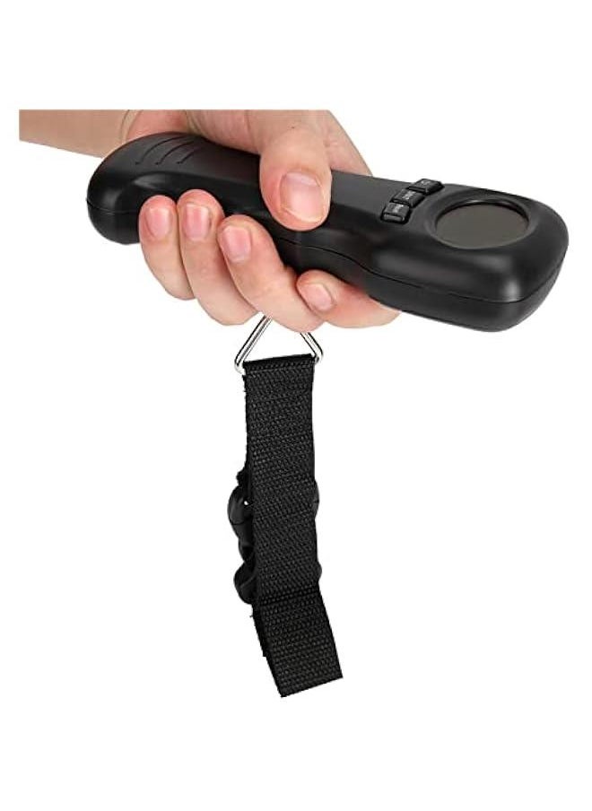 Ocs?8 50Kg/110Lb Portable Travel Hanging Luggage Scale Electronic Weight with LCD Digital Display , Luggage Scale , Auto Lock Reading After Weighing , Electronic Weight Luggage Scale LCD Electronic