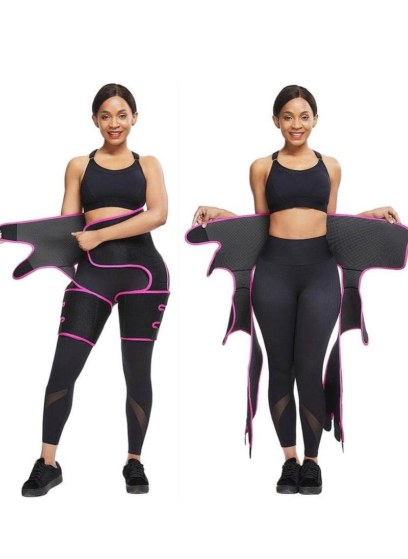 Waist Trainer For Women Tummy Belt Wrap Adjustable Waist Trimmer Belt For Women & Men Comfortable Sweat Belt Waist Trainer Belt For Tummy Control Elastic Belly Belt