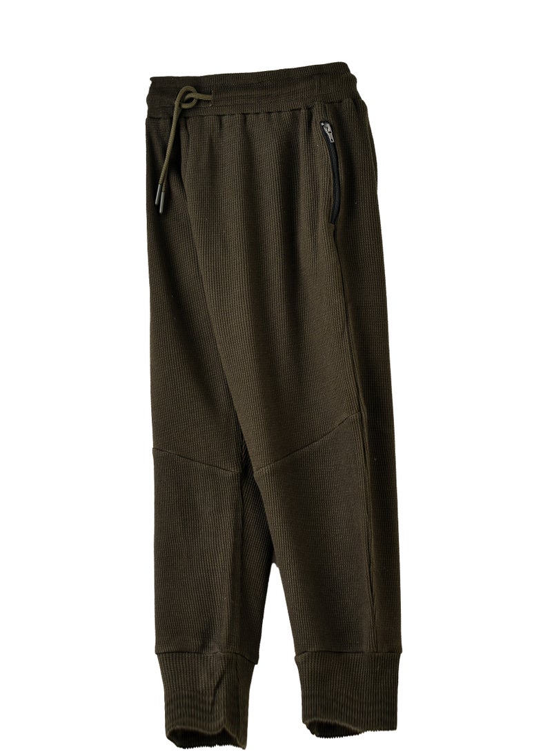 Boys Waffle Texture Jogger Pant