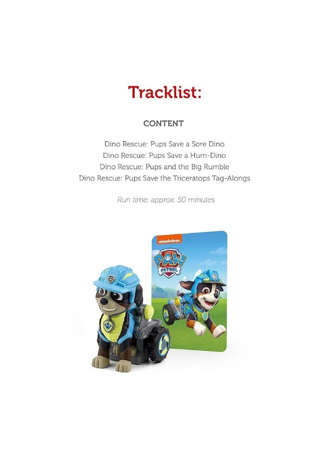 Tonies Rex Audio Play Character from Paw Patrol