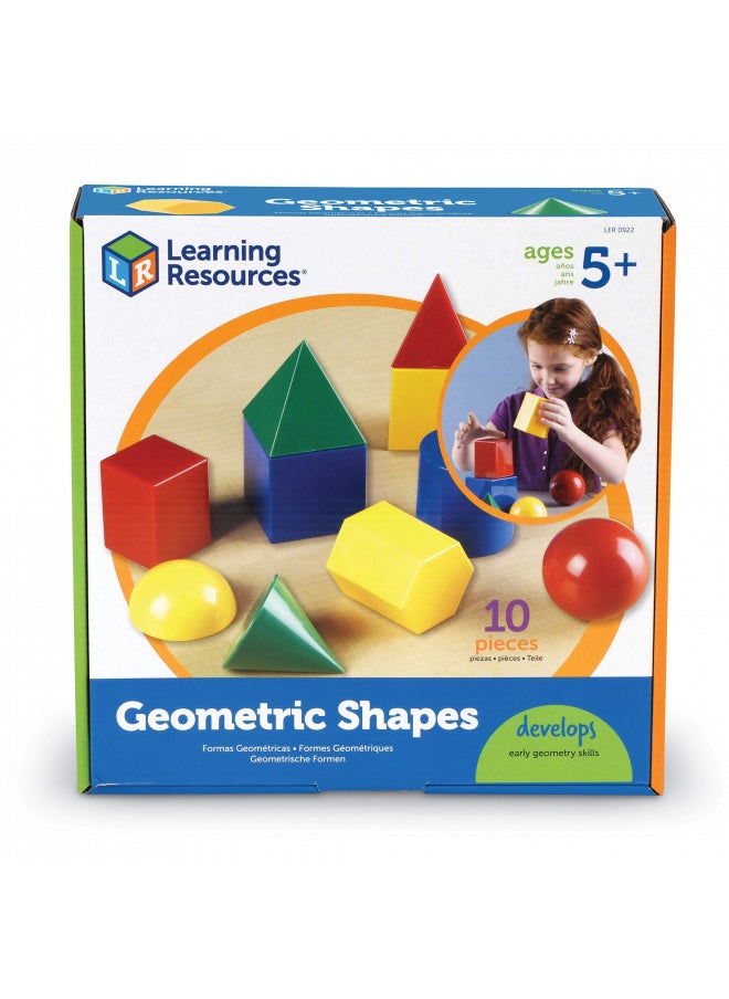 Learning Resources Large Geometric Shapes, 10 Pieces