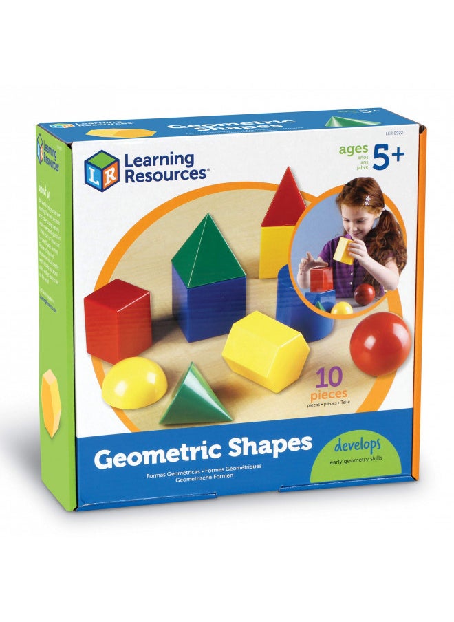 Learning Resources Large Geometric Shapes, 10 Pieces