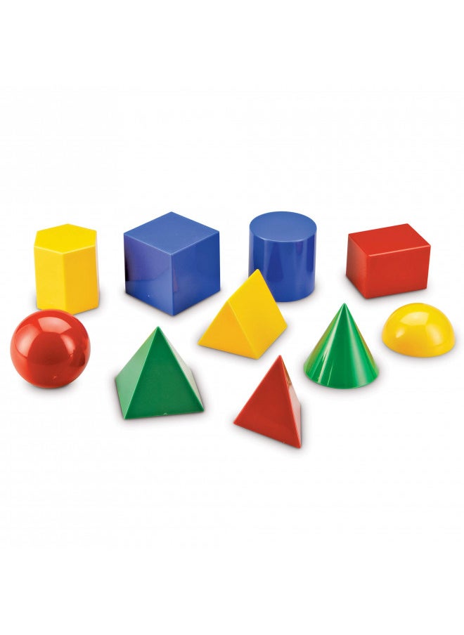 Learning Resources Large Geometric Shapes, 10 Pieces