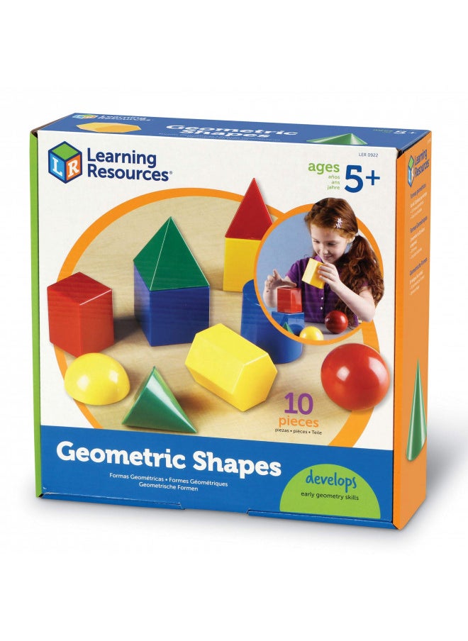 Learning Resources Large Geometric Shapes, 10 Pieces