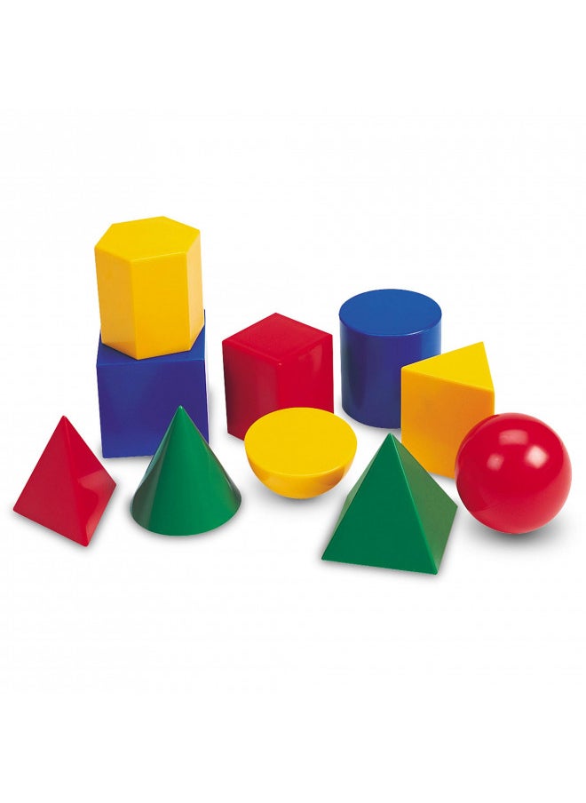 Learning Resources Large Geometric Shapes, 10 Pieces