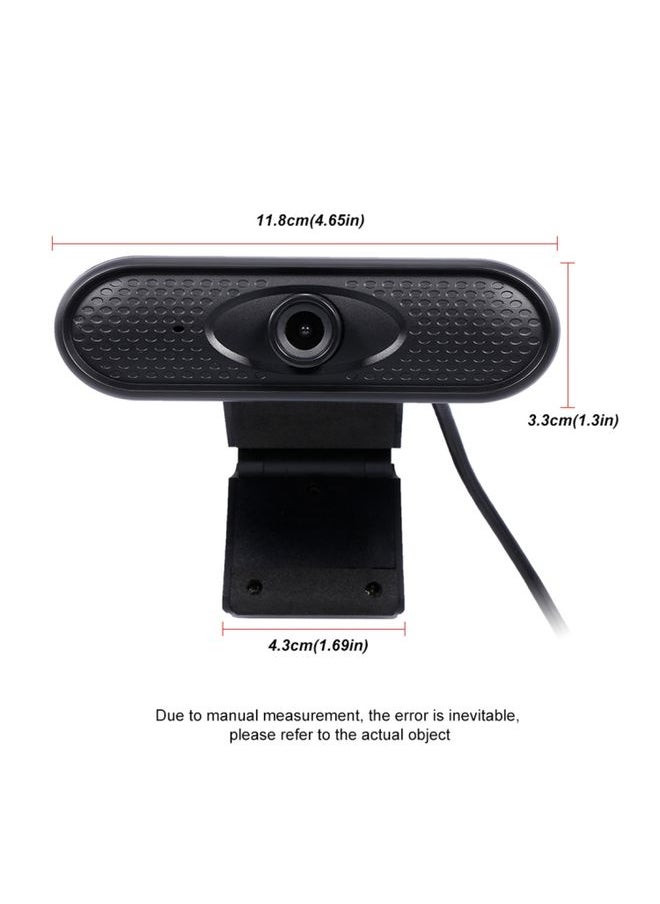 HD 1080P USB Camera WebCam with Microphone