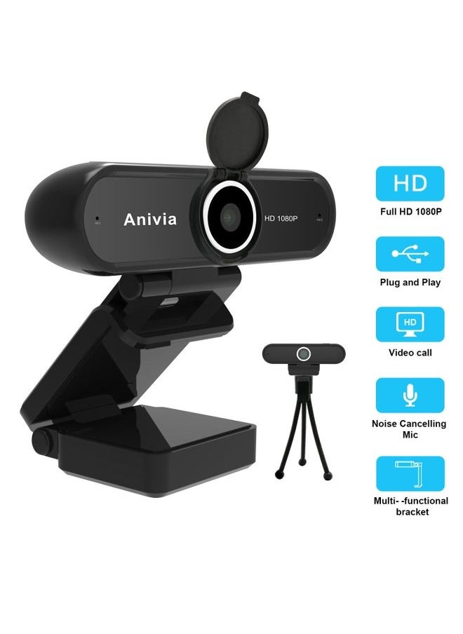 W10 HD 1080P USB Fixed Focus Camera With Mic