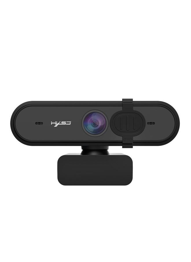 HXSJ S6 HD 1080P 95 Degree Wide-angle High-definition Computer Camera with Microphone(Black)