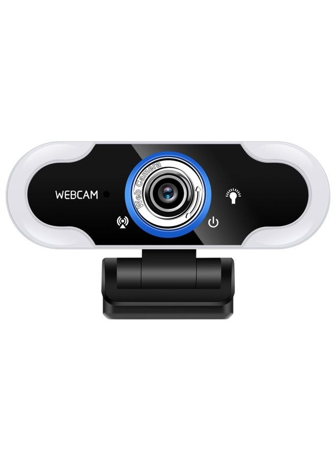 C13 1080P High-Definition Touch 3-level Brightness Web Camera Fill Light Camera Live Webcast Webcam with Tripod