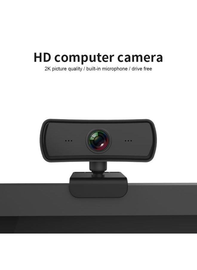 C3 400W Pixels 2K Resolution Auto Focus HD 1080P Webcam 360 Rotation For Live Broadcast Video Conference Work WebCamera With Mic USB Driver-free