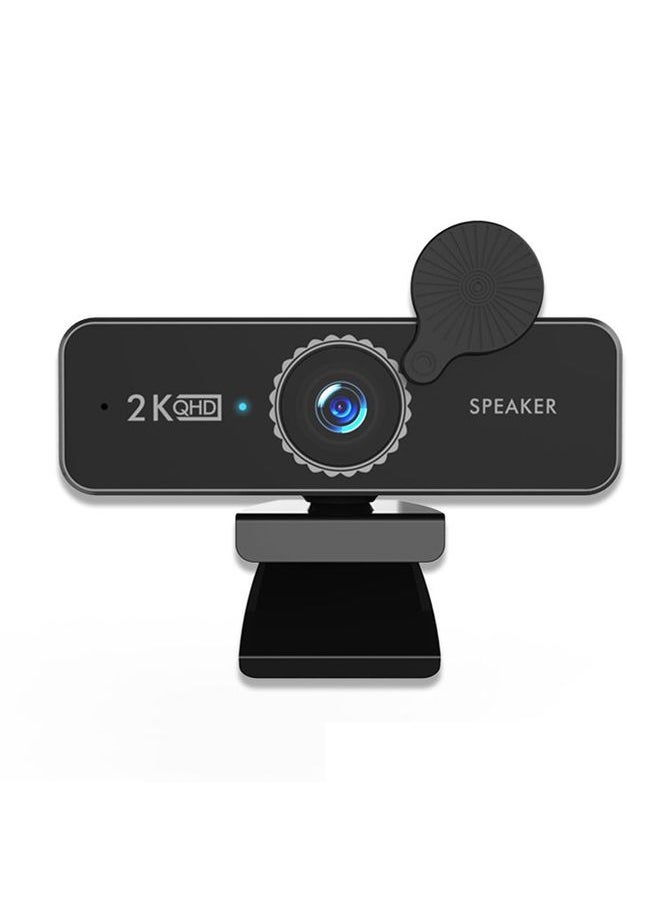 C580 1440P Network HD Live Broadcast Computer Camera Built-In Speaker