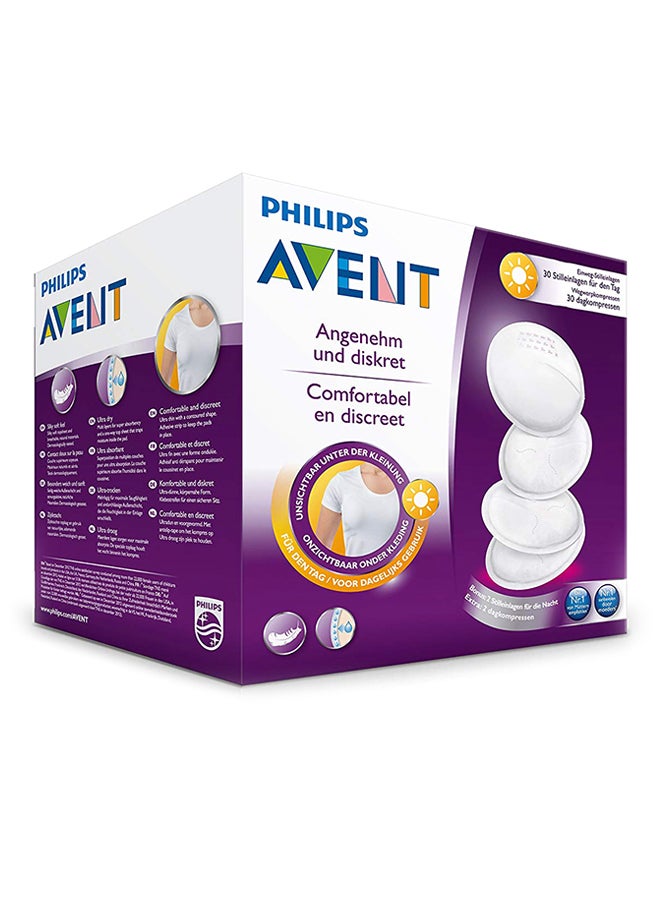 30-Piece Day Disposable Breast Pad Set