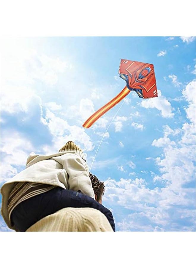 2 Pack Kites, Dinosaur Kite and Airplane Kite for Kids and Adults with 328ft Kite String Beach Games Outdoor Activities