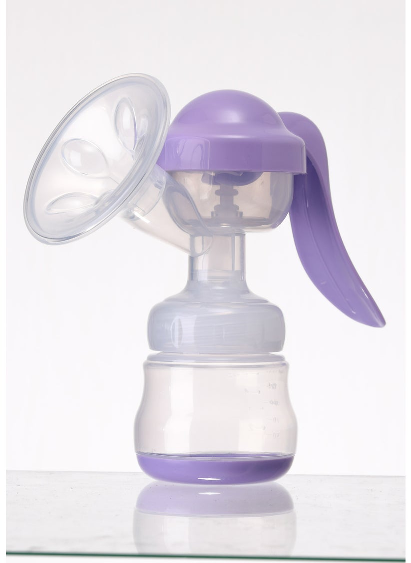 Beikang made rabbit manual breast pump suction large maternal products milking machine milk extraction nursing massagePurple Purple