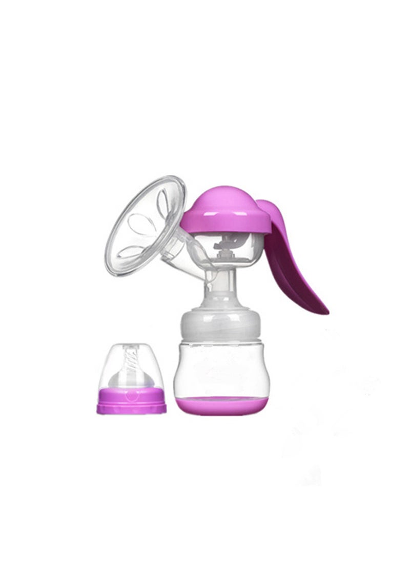 Beikang made rabbit manual breast pump suction large maternal products milking machine milk extraction nursing massageViolet Violet