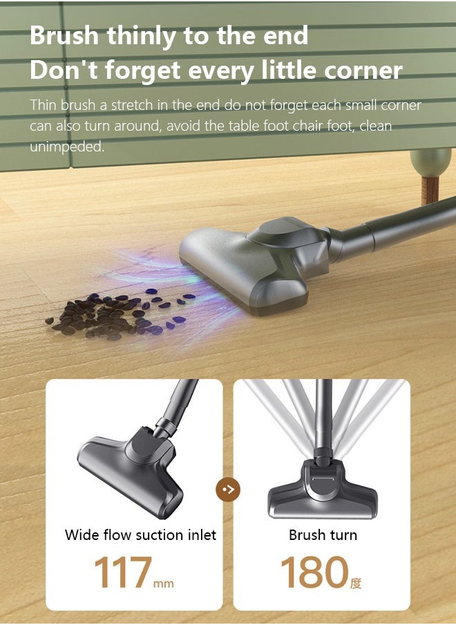 2-in-1 Multi-Purpose Vacuum Cleaner for Carpets, Hard Floors and Stairs