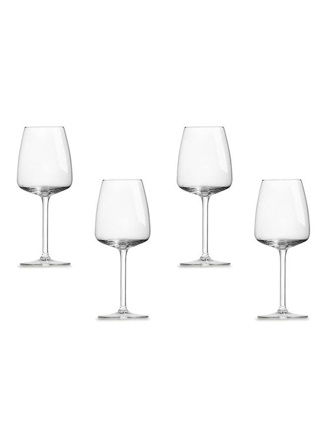 4-Piece Royal Leerdam Crystal Leyda Wine Glass Set 430ml