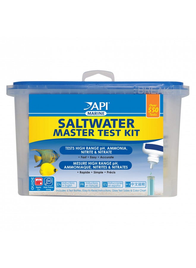 API SALTWATER MASTER TEST KIT 550-Test Saltwater Aquarium Water Test Kit