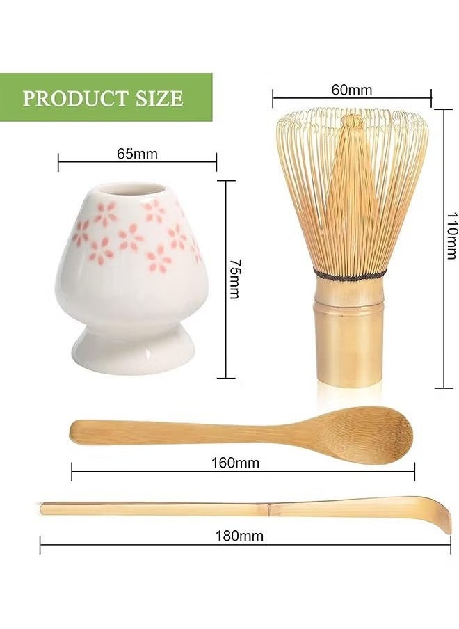 Matcha Whisk Set Matcha Whisk Traditional Scoop Tea Spoon Whisk Holder