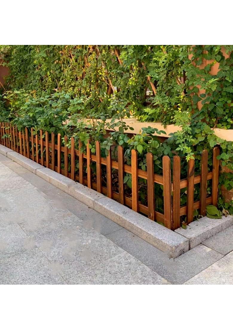 𝐅𝐅𝐃 Rustic Wooden Garden Edging – Durable, Versatile Lawn & Flower Bed Border for Pathways, Patios, Trees, & Decorative Landscaping