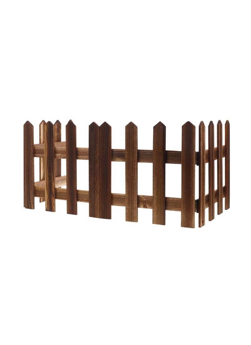 𝐅𝐅𝐃 Rustic Wooden Garden Edging – Durable, Versatile Lawn & Flower Bed Border for Pathways, Patios, Trees, & Decorative Landscaping