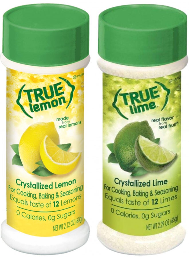 True Lemon Two Pack - Lemon Shaker and Lime Shaker, Powder