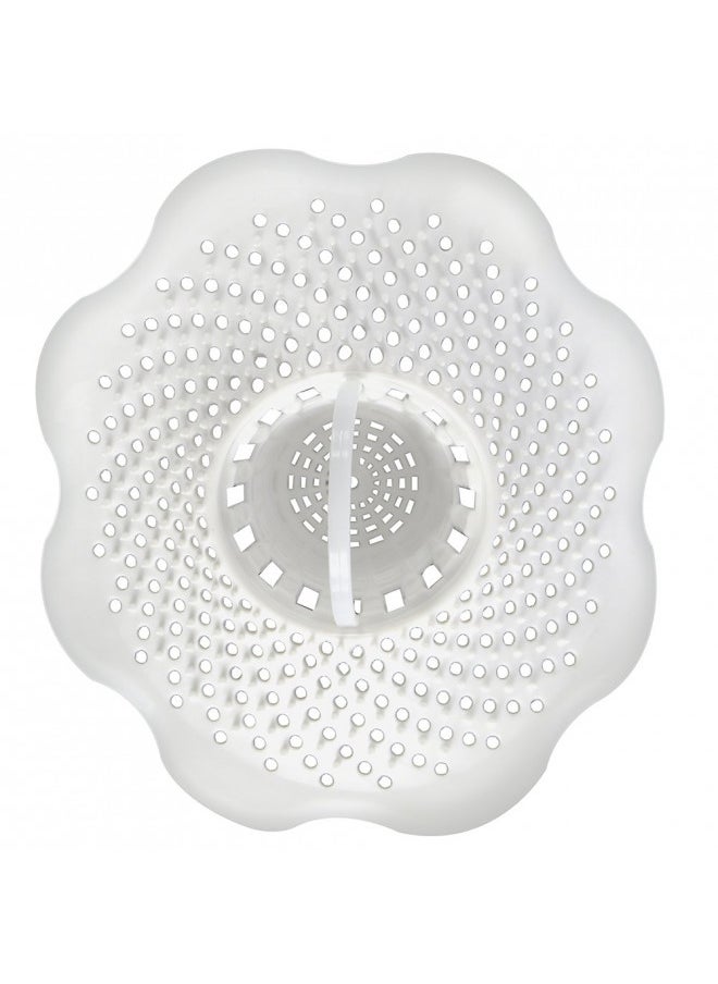 Danco 10306, Tub/Drain Protector Hair Cather and Strainer, Hair Drain Clog Prevention Drain Snake, Snare and Auger