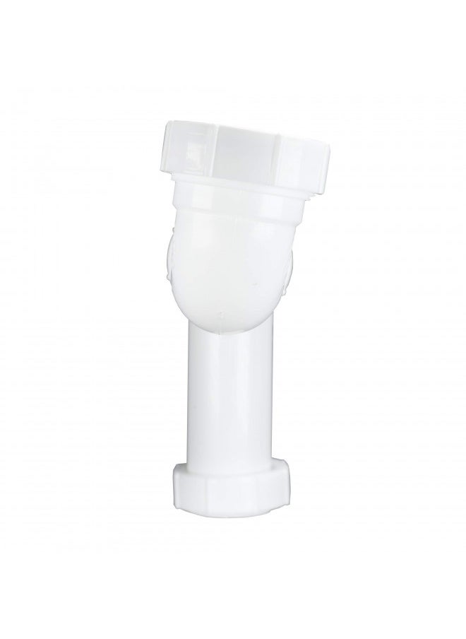 Danco 50974 Center Outlet Waste Drain Pipe, 1-1/2 in, Plastic, White