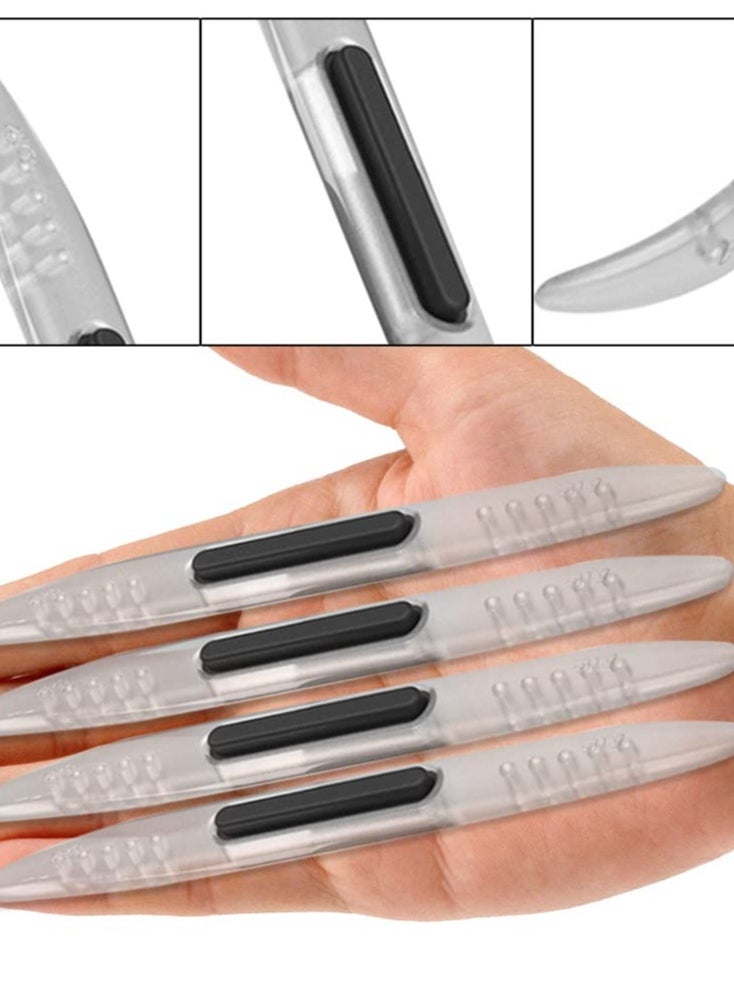 Silicone Car Door Edge Guards - Anti-Collision & Scratch Protectors for Mirrors, Doors & Bumpers - Set of 4