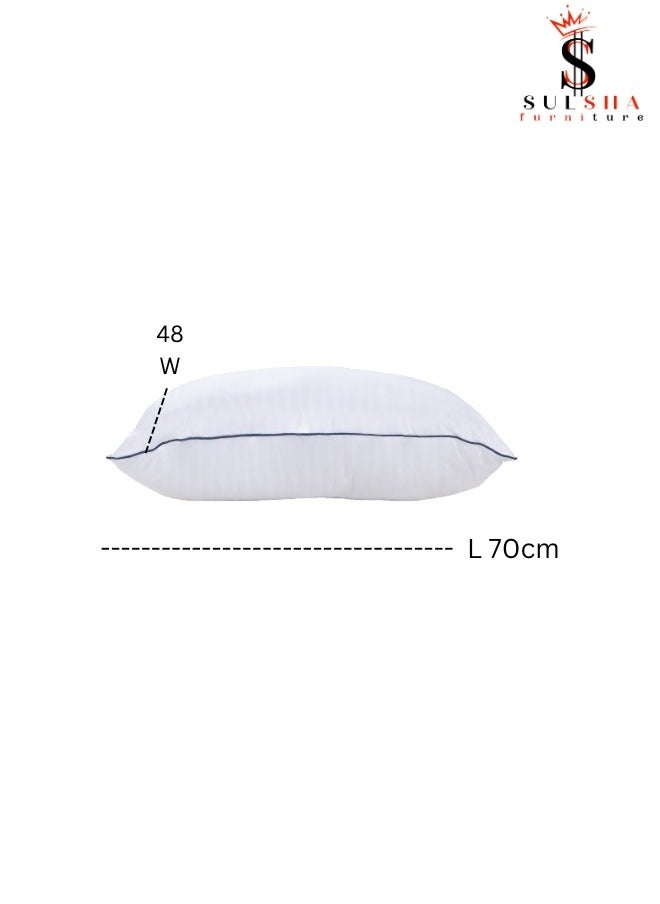 SULSHA Soft Pillow Upholstery and Quilted Fabric Luxury Pillow (L70xW48)