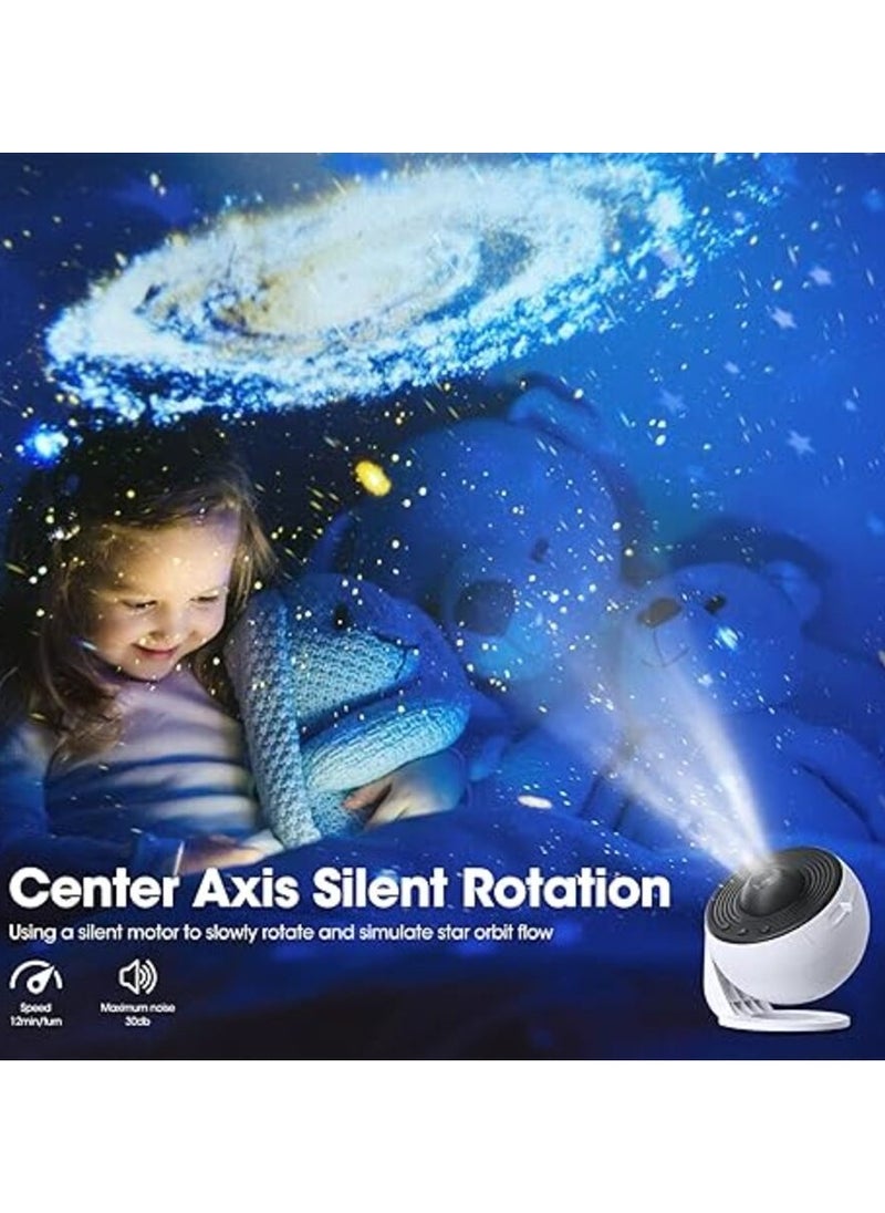 Galaxy Projector Light LED Galaxy Starry Light Projector Planetarium Star Projector with 12 Film Discs and Timer, Galaxy Projector for Adults Kids Bedroom