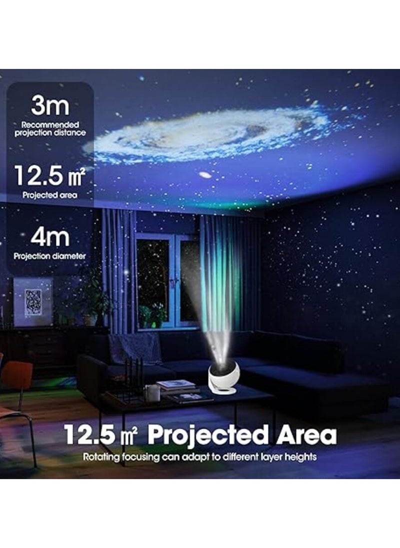 Galaxy Projector Light LED Galaxy Starry Light Projector Planetarium Star Projector with 12 Film Discs and Timer, Galaxy Projector for Adults Kids Bedroom