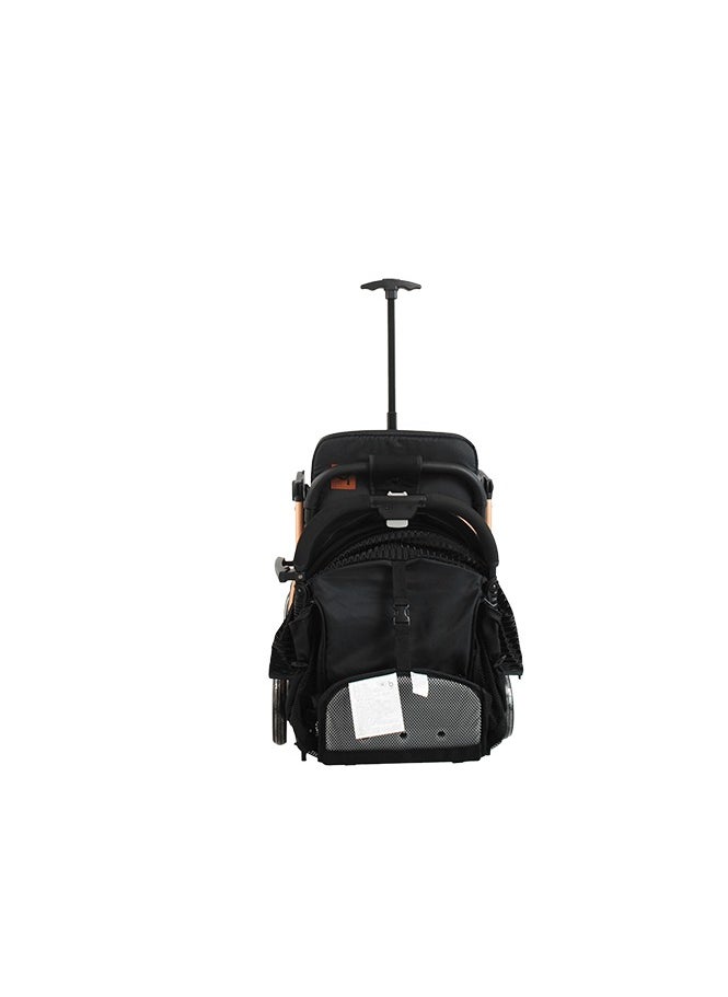 Aluminum alloy frame stroller can be used for sitting and lying down. It can be folded with one key for newborns aged 0-3. Baby stroller.