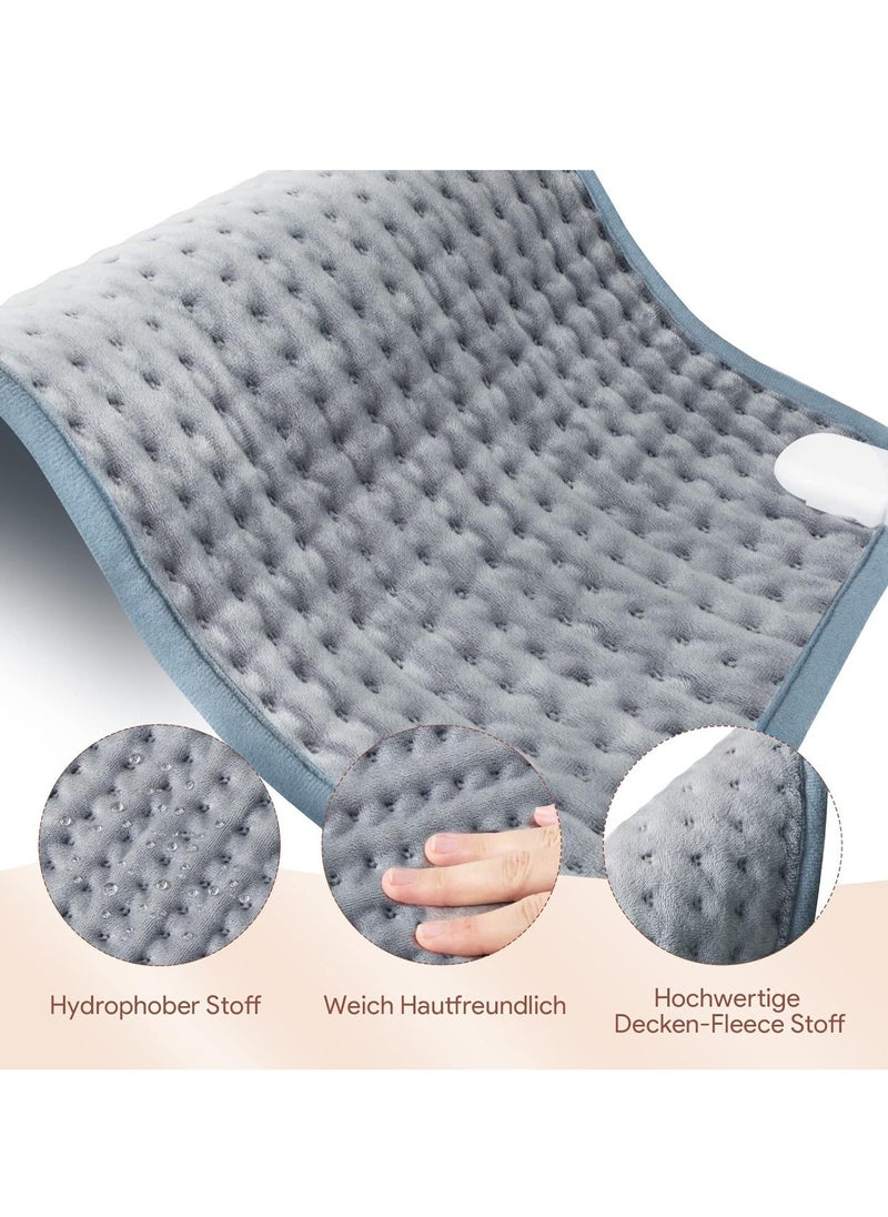 1pc Heating Pad For Back With Auto Shut-Off, 10 Heat Settings, LED Controller, Moist And Dry Massage Neck, Shoulder, Machine-Washable, 30.48cm X 60.96cm