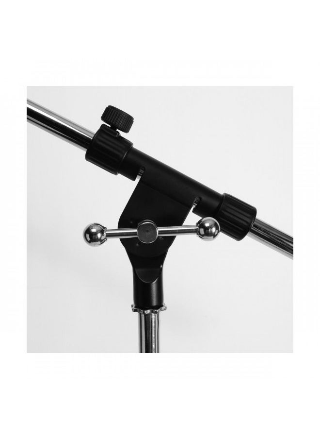 On-Stage MS7701C Tripod Microphone Boom Stand, Chrome