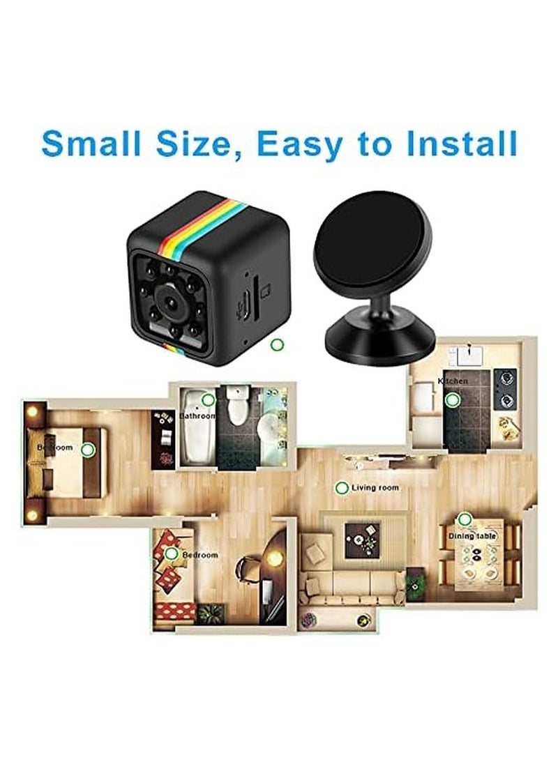 Mini Spy HD 1080P Wireless Hidden Camera Small Nanny Cam Home IP WiFi Remote Motion Detection Security Camera With Night Vision For Home  And Office