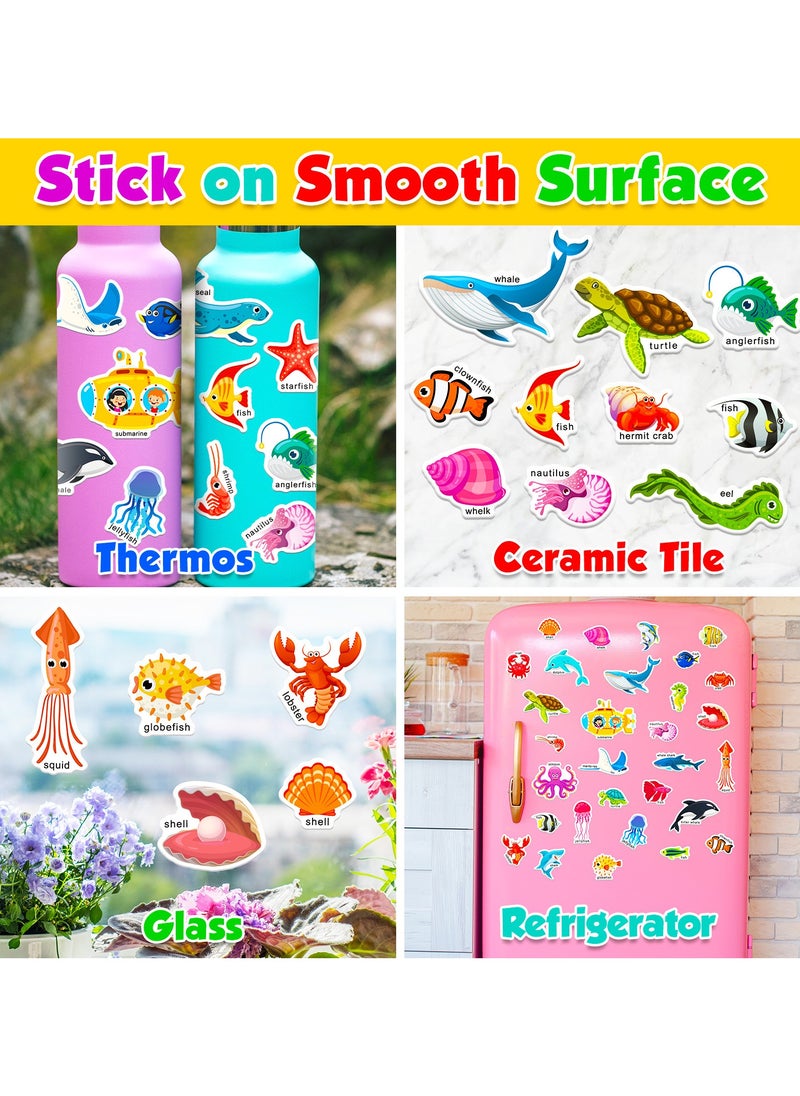 Reusable Sticker Books for Kids 2-4, 3 Sets Sticker Books for Toddlers 1-3, Toddler Sticker Book Age 2-4, Cute Waterproof Stickers for Kids Teens Girls Boys, Birthday Gifts