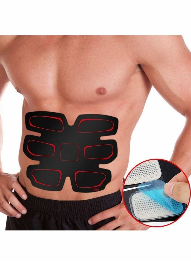 Abs Trainer Replacement Gel Pads, DELFINO Muscle Stimulator Gel Pads Abdominal Toning Belt Gel Pads Accessories Replacement Pads Muscle for Abs Toner Stimulator Abdominal Muscle Trainer, 36 Pcs