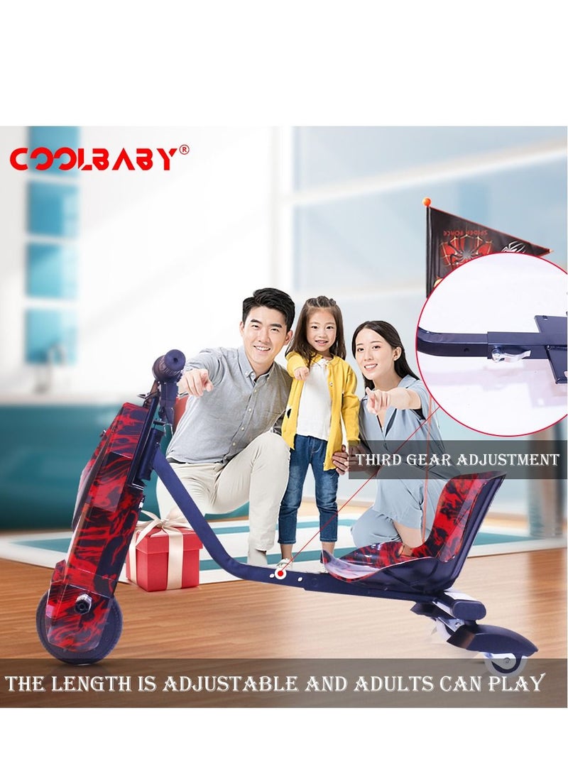 Mini 36V electric drifting scooter, with bluetooth music ,and lights 360 degree.
