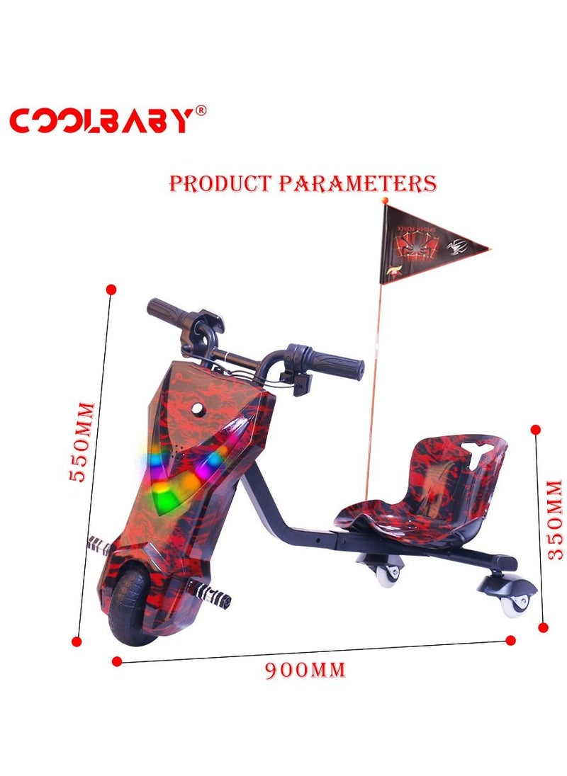 Mini 36V electric drifting scooter, with bluetooth music ,and lights 360 degree.