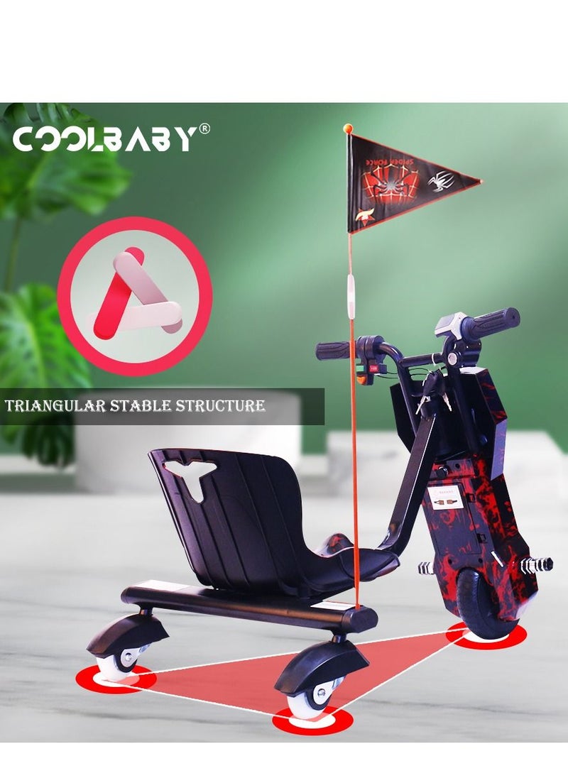 Mini 36V electric drifting scooter, with bluetooth music ,and lights 360 degree.