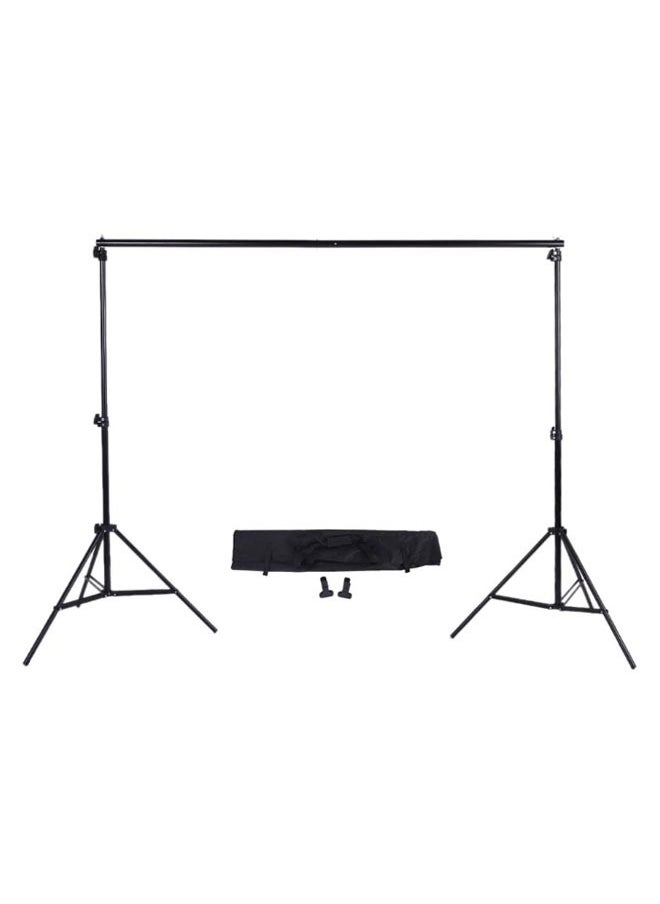 Backdrop Stand Photo Studio Adjustable Background Stand Support Kit with Carrying Bag for Parties Events Decoration