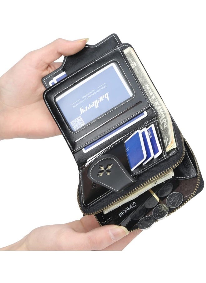 Unisex Multi-Card Multi-functional Wallet with Large Capacity Hook design, soft and wear-resistant