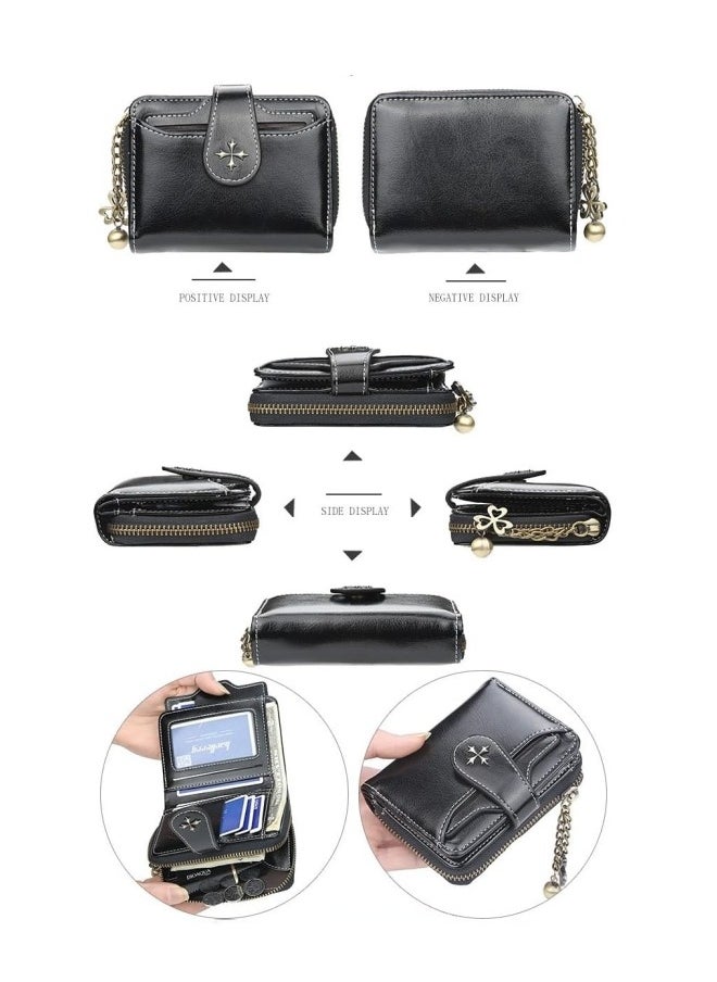 Unisex Multi-Card Multi-functional Wallet with Large Capacity Hook design, soft and wear-resistant